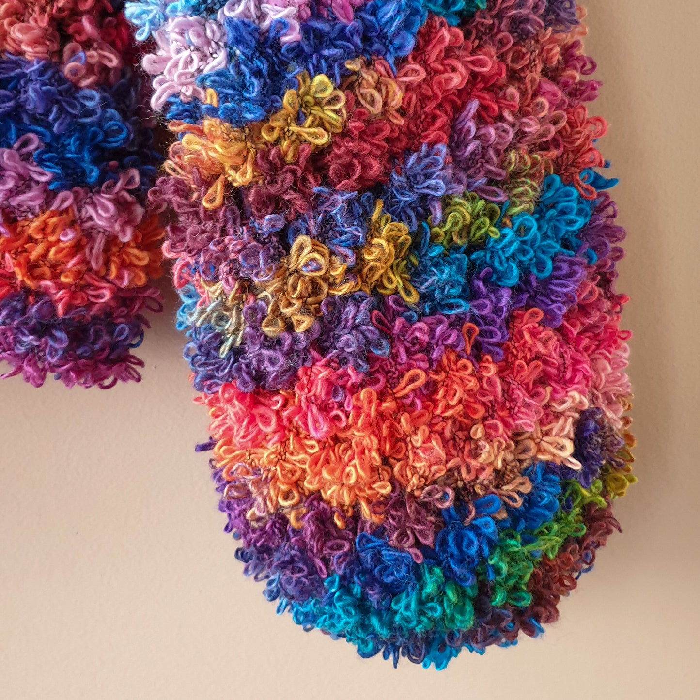 Party Käthe | colorful fake fur cardigan