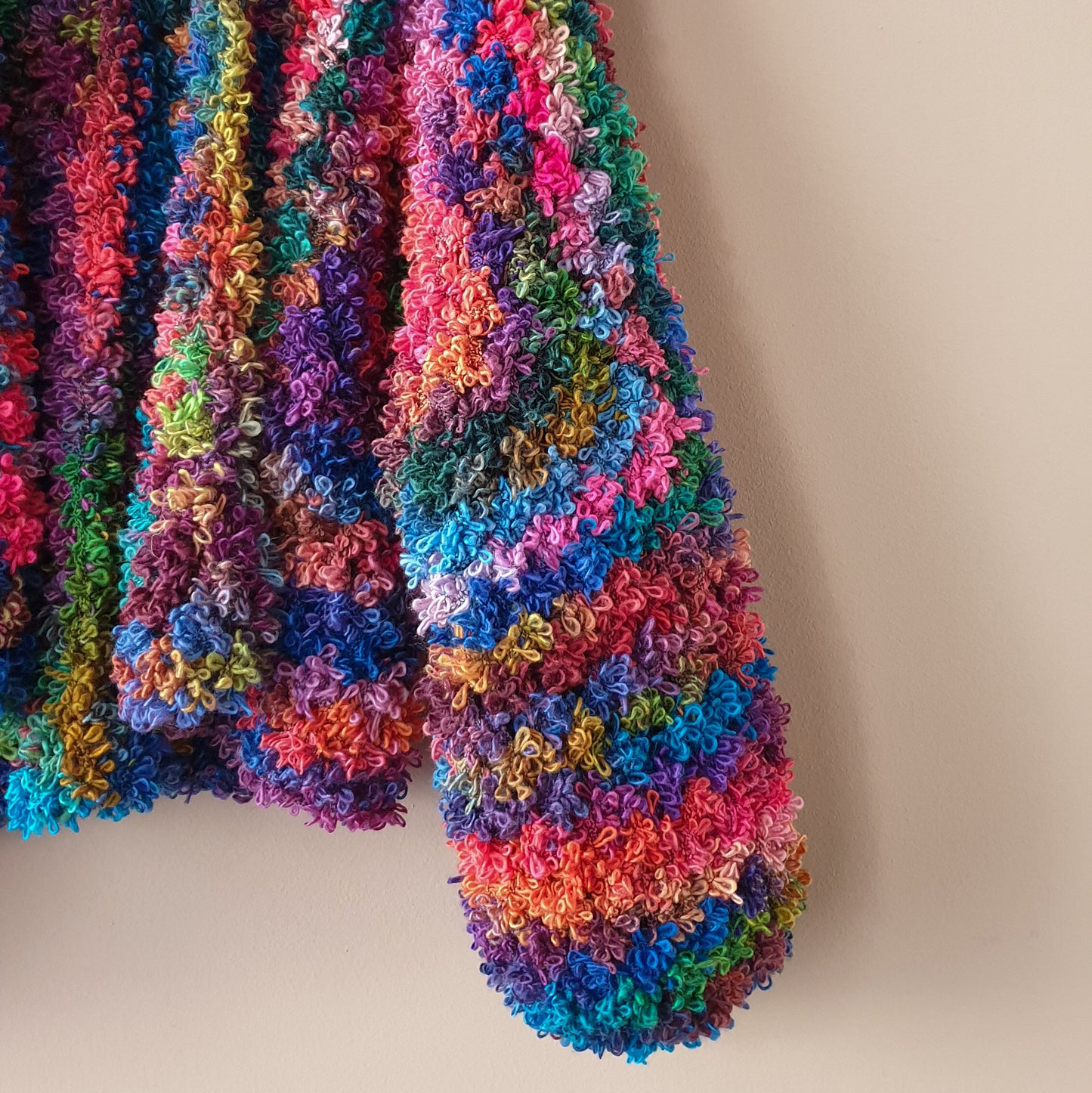Party Käthe | colorful fake fur cardigan