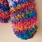 Party Käthe | colorful fake fur cardigan