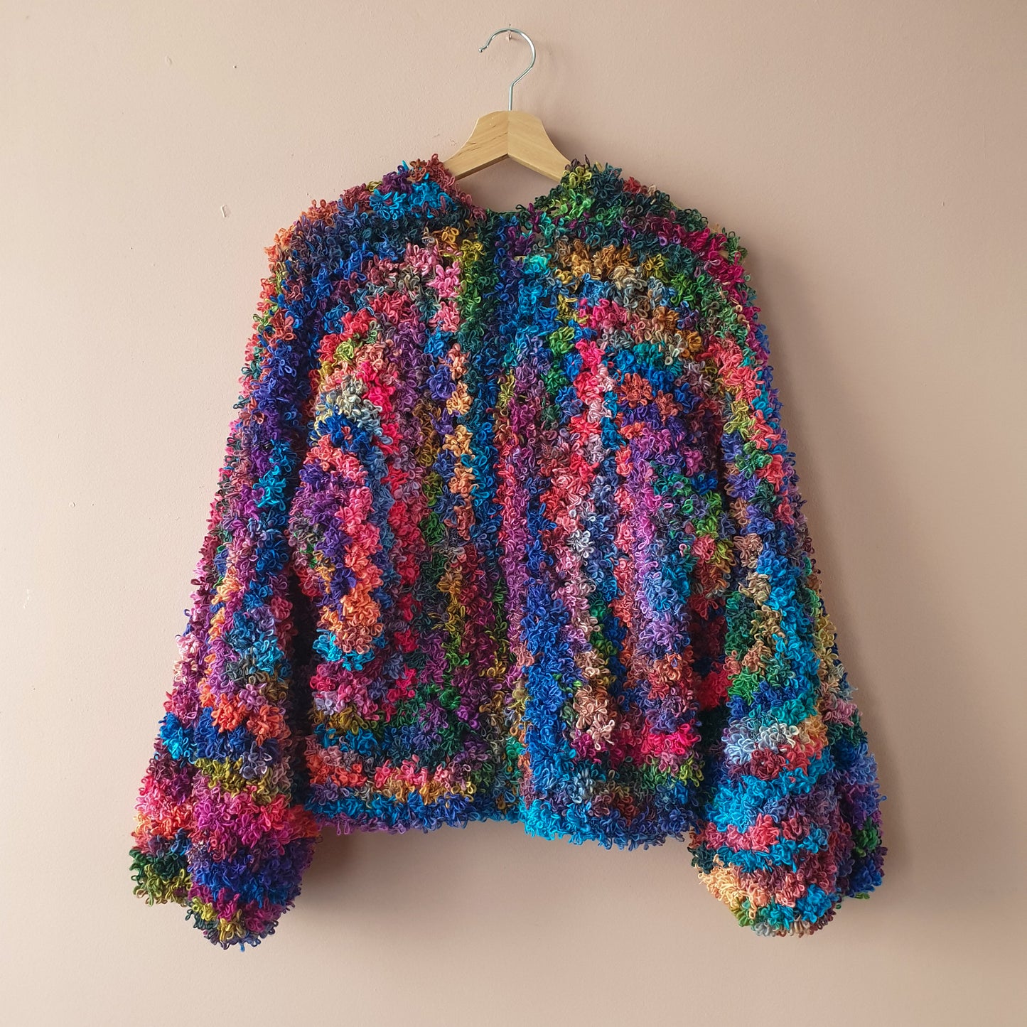 Party Käthe | colorful fake fur cardigan