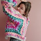 Gimme Candy Cardi | Handmade crochet cardigan made of alpaca &amp; mohair