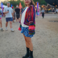 Party Käthe | colorful fake fur cardigan